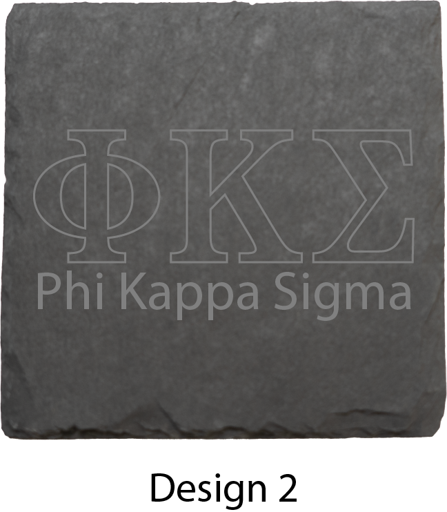 Phi Kappa Sigma Stone Coasters - 4-Pack