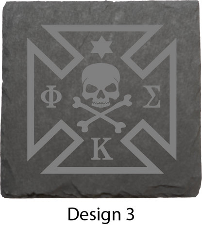 Phi Kappa Sigma Stone Coasters - 4-Pack