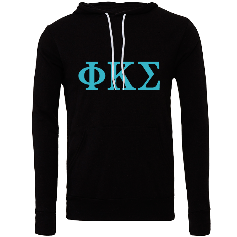 Phi Kappa Sigma Lettered Hooded Sweatshirts