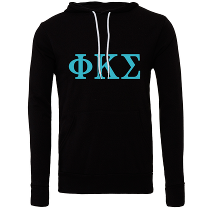 Phi Kappa Sigma Lettered Hooded Sweatshirts