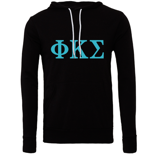 Phi Kappa Sigma Lettered Hooded Sweatshirts