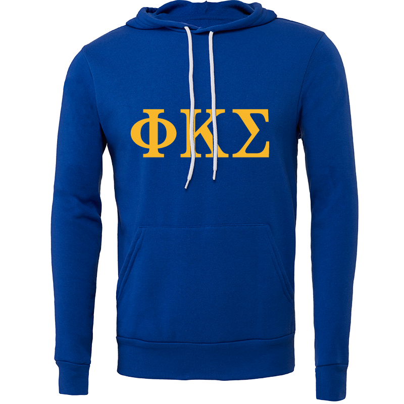 Phi Kappa Sigma Lettered Hooded Sweatshirts