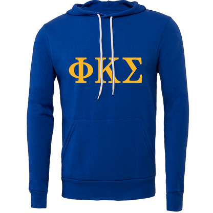 Phi Kappa Sigma Lettered Hooded Sweatshirts