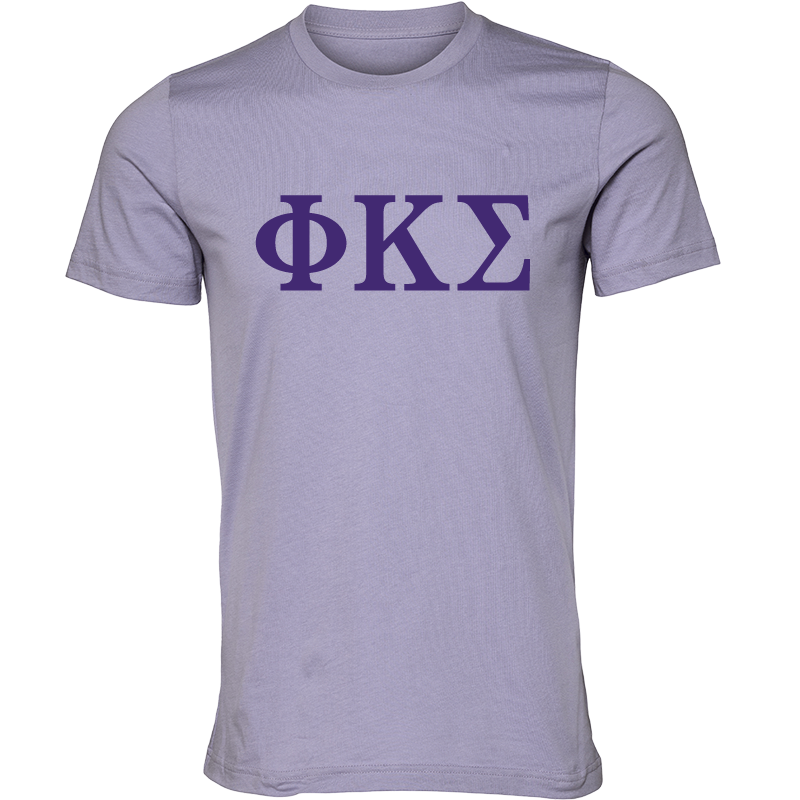 Phi Kappa Sigma Lettered Short Sleeve T-Shirts