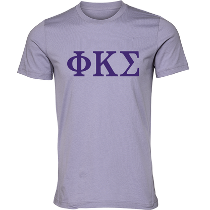 Phi Kappa Sigma Lettered Short Sleeve T-Shirts