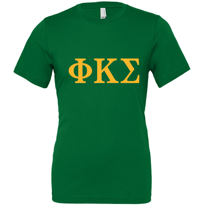 Phi Kappa Sigma Lettered Short Sleeve T-Shirts