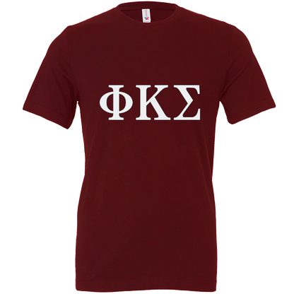 Phi Kappa Sigma Lettered Short Sleeve T-Shirts