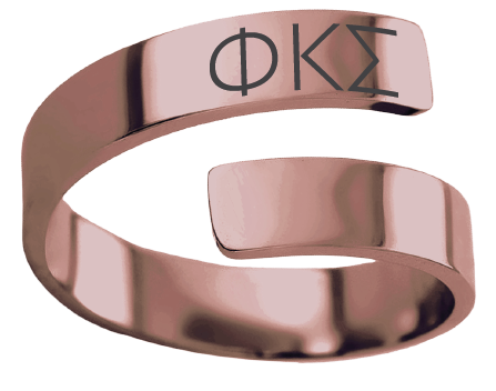 Phi Kappa Sigma Lettered Rings