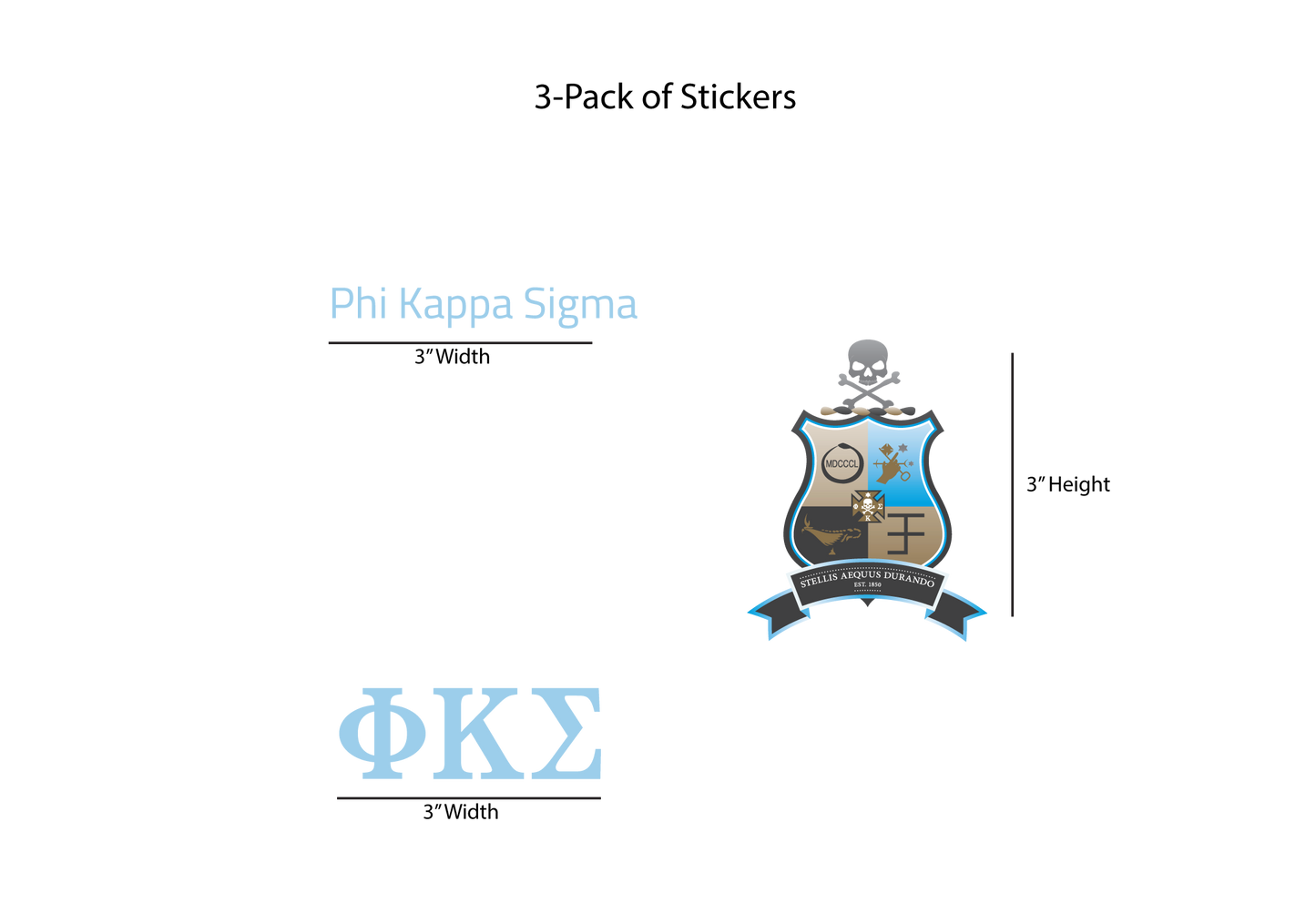 Phi Kappa Sigma Stickers