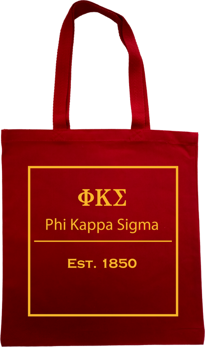 Phi Kappa Sigma Tote Bags