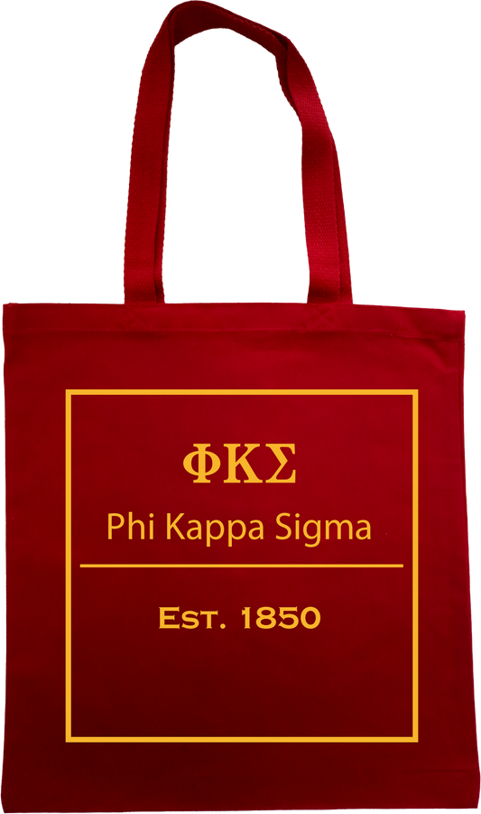 Phi Kappa Sigma Tote Bags