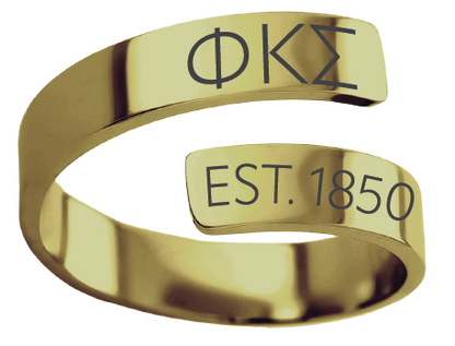 Phi Kappa Sigma Year and Letters Rings