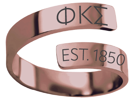 Phi Kappa Sigma Year and Letters Rings