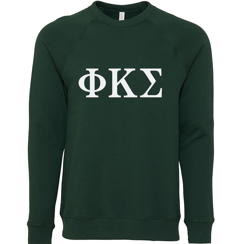 Phi Kappa Sigma Lettered Crewneck Sweatshirts