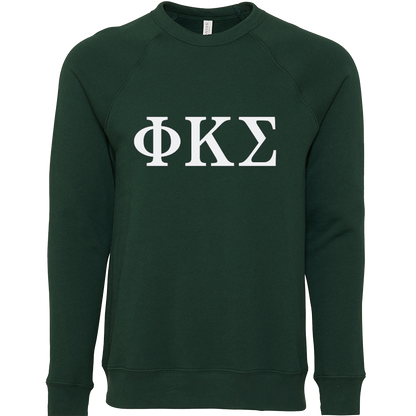 Phi Kappa Sigma Lettered Crewneck Sweatshirts