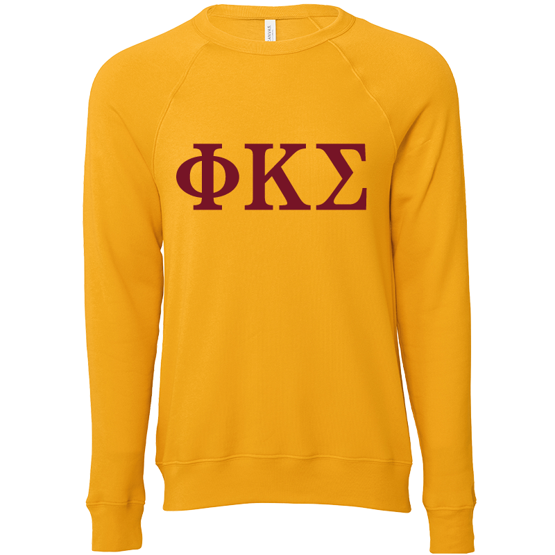 Phi Kappa Sigma Lettered Crewneck Sweatshirts