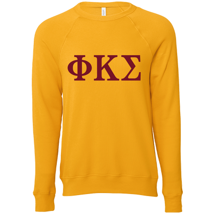 Phi Kappa Sigma Lettered Crewneck Sweatshirts