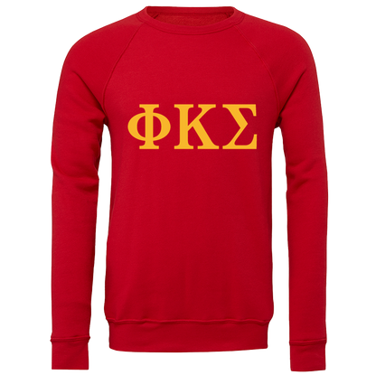 Phi Kappa Sigma Lettered Crewneck Sweatshirts