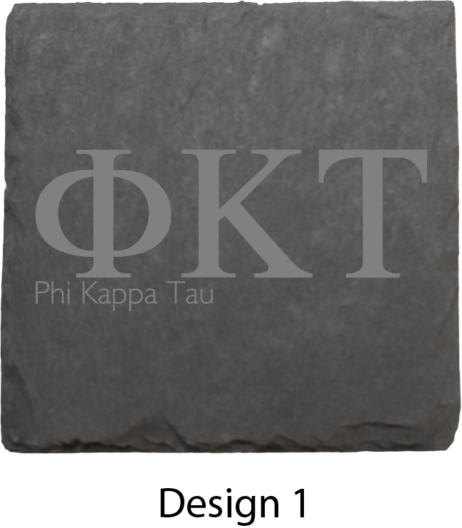 Phi Kappa Tau Stone Coasters - 4-Pack