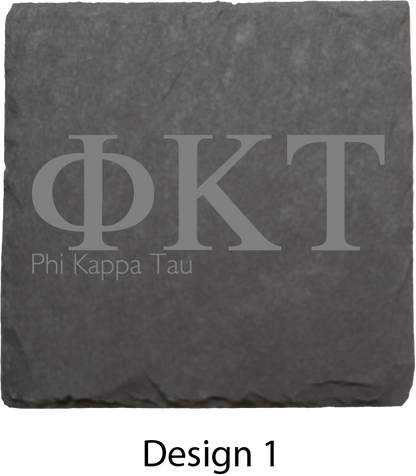 Phi Kappa Tau Stone Coasters - 4-Pack