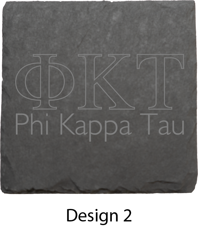 Phi Kappa Tau Stone Coasters - 4-Pack