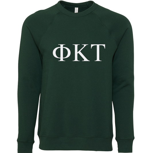 Phi Kappa Tau Lettered Crewneck  Sweatshirts