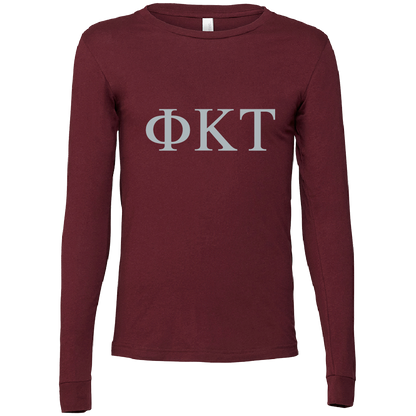 Phi Kappa Tau Lettered Long Sleeve T-Shirts
