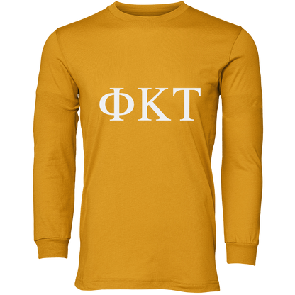 Phi Kappa Tau Lettered Long Sleeve T-Shirts