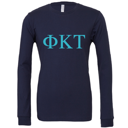 Phi Kappa Tau Lettered Long Sleeve T-Shirts