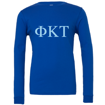 Phi Kappa Tau Lettered Long Sleeve T-Shirts