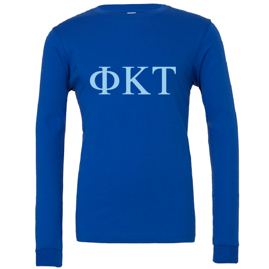 Phi Kappa Tau Lettered Long Sleeve T-Shirts