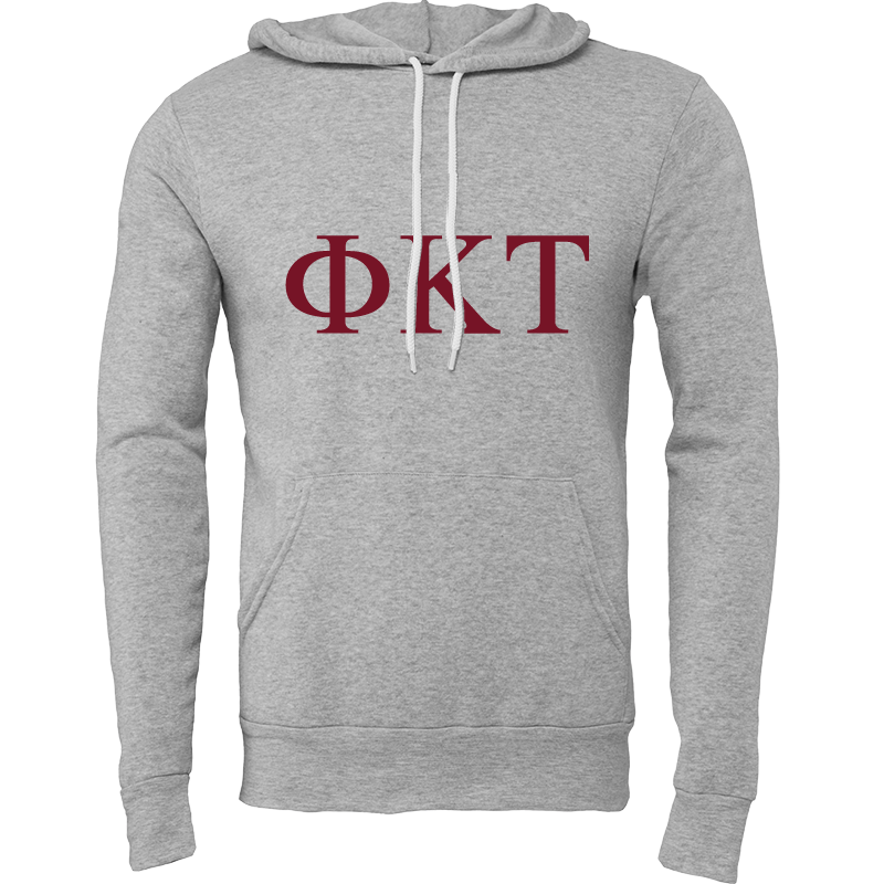 Phi Kappa Tau Lettered Hooded Sweatshirts