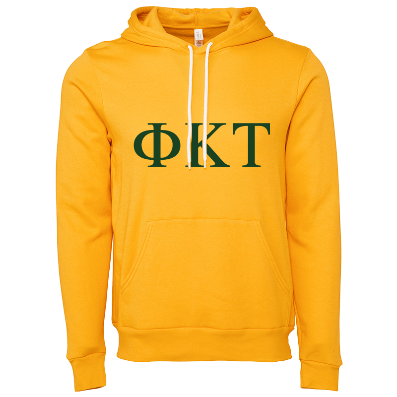 Phi Kappa Tau Lettered Hooded Sweatshirts