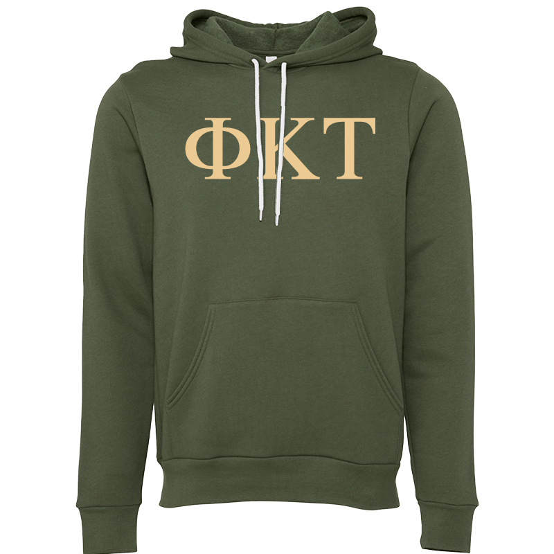 Phi Kappa Tau Lettered Hooded Sweatshirts