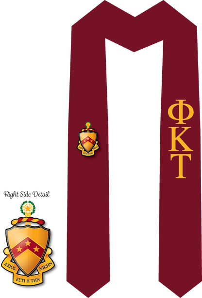 Phi Kappa Tau Graduation Stoles