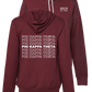 Phi Kappa Theta Repeating Name Hooded Sweatshirts