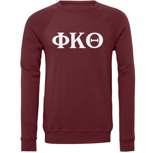 Phi Kappa Theta Lettered Crewneck Sweatshirts