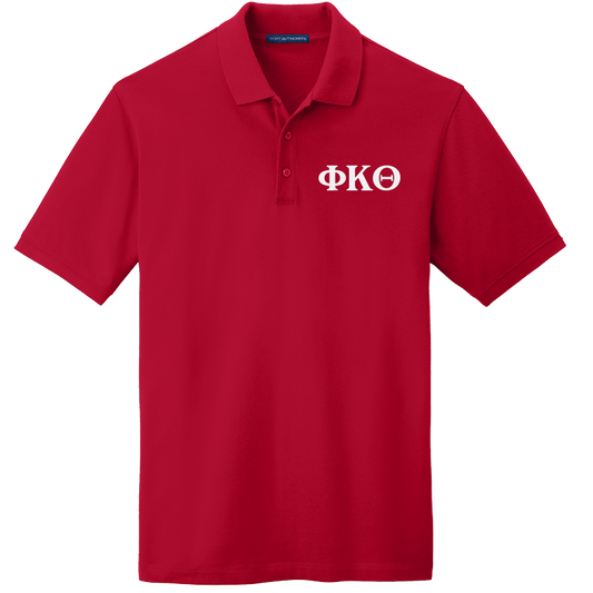 Phi Kappa Theta Men's Embroidered Polo Shirt