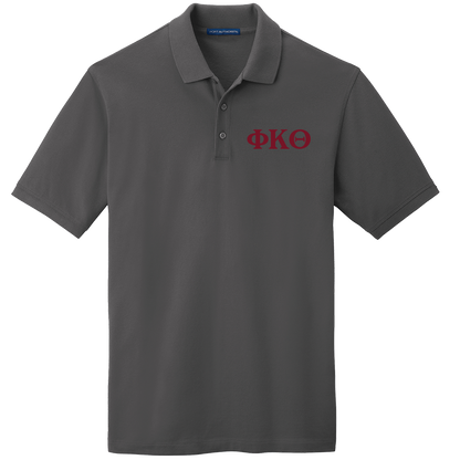 Phi Kappa Theta Men's Embroidered Polo Shirt