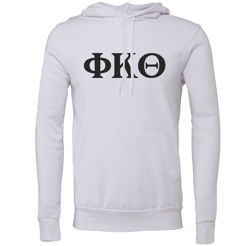 Phi Kappa Theta Lettered Hooded Sweatshirts