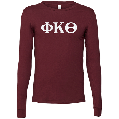 Phi Kappa Theta Lettered Long Sleeve T-Shirts