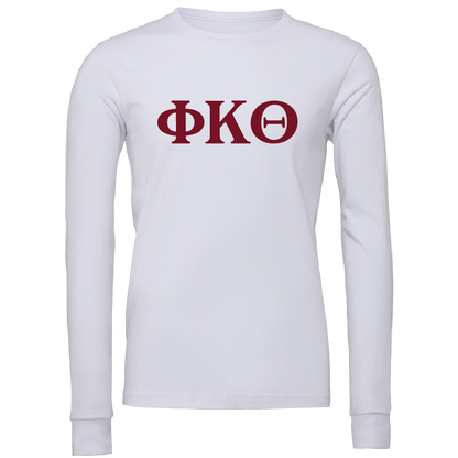 Phi Kappa Theta Lettered Long Sleeve T-Shirts