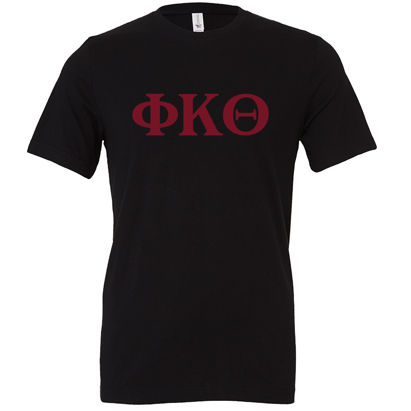 Phi Kappa Theta Lettered Short Sleeve T-Shirts