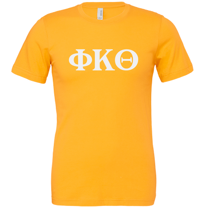 Phi Kappa Theta Lettered Short Sleeve T-Shirts