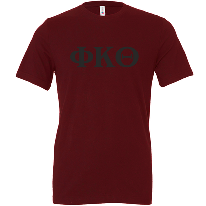 Phi Kappa Theta Lettered Short Sleeve T-Shirts