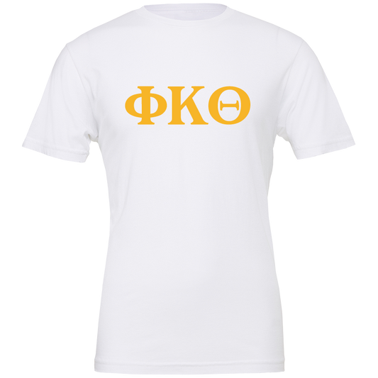 Phi Kappa Theta Lettered Short Sleeve T-Shirts