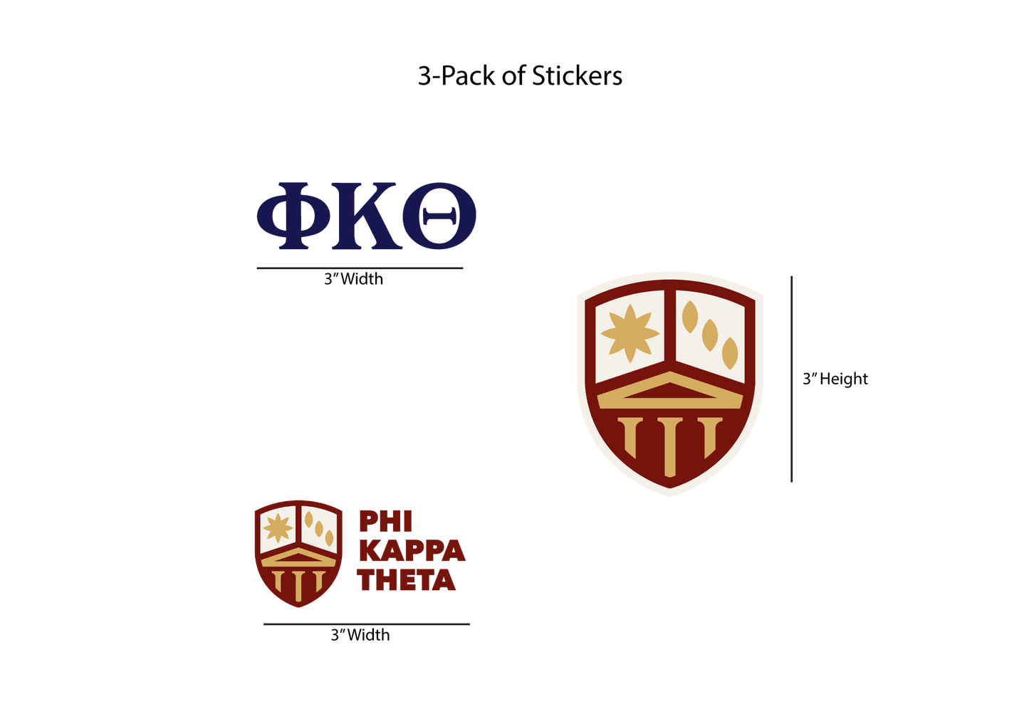 Phi Kappa Theta Stickers