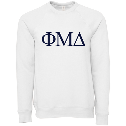 Phi Mu Delta Lettered Crewneck Sweatshirts