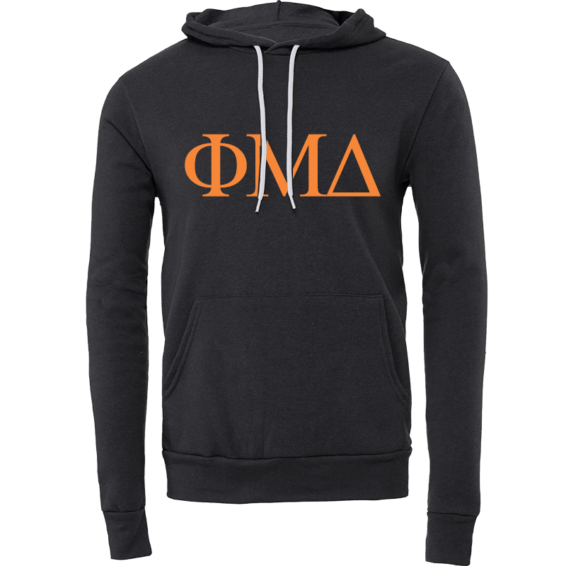 Phi Mu Delta Lettered Hooded Sweatshirts