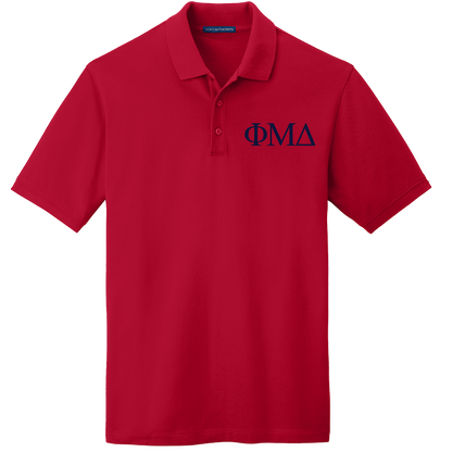 Phi Mu Delta  Men's Embroidered Polo Shirt